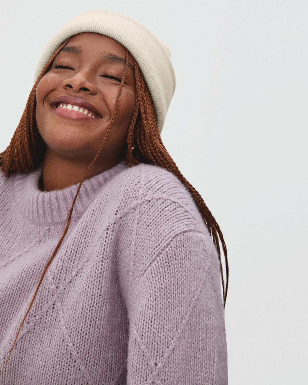 NWT Everlane Unisex Felted Merino Beanie in Heathered Oat